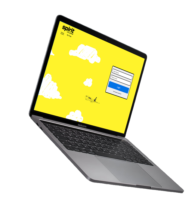 Spirit Rebooking Tool Login