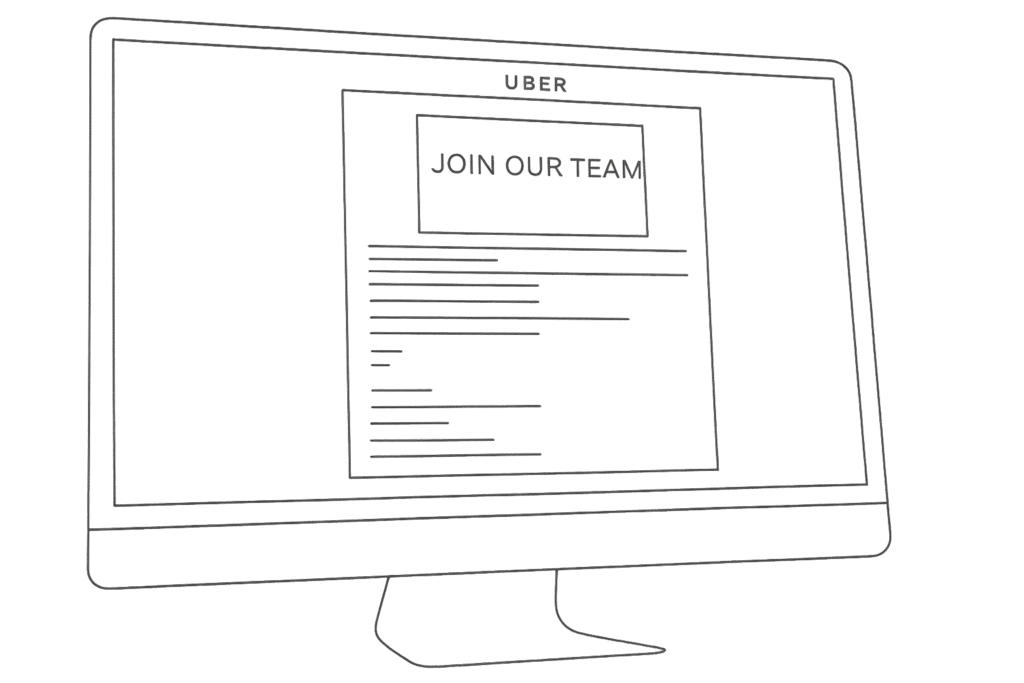 uber wireframe