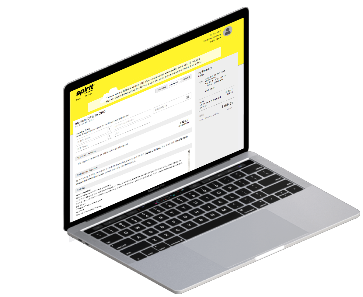 spirit airlines laptop